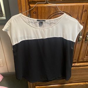 Small Black and White Blouse